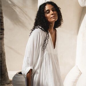 Daughters of India Kyra Mini Dress Ivory